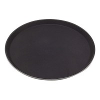 BLACK Heavy Duty Fibreglass Round Tray